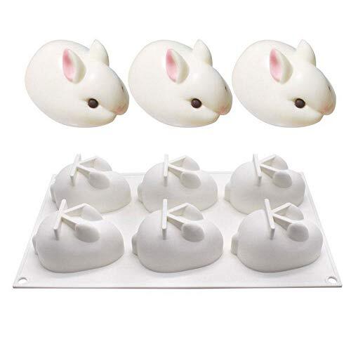 قالب سيليكون ثلاثي الأبعاد على شكل أرنب