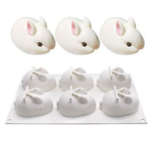 قالب سيليكون ثلاثي الأبعاد على شكل أرنب