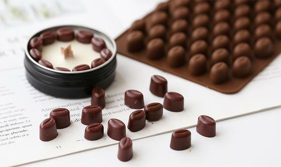 Coffee bean silicone mold