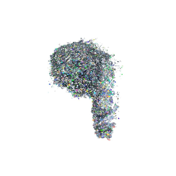 Hologhraphic Silver  Flakes Glitter (30 g)