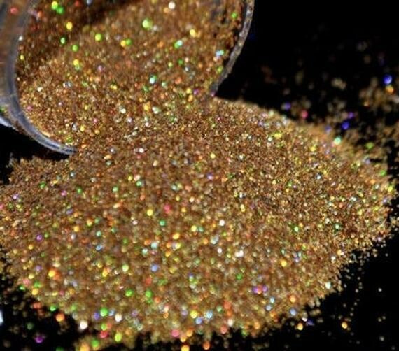 Hologhraphic gold glitter (30 g)