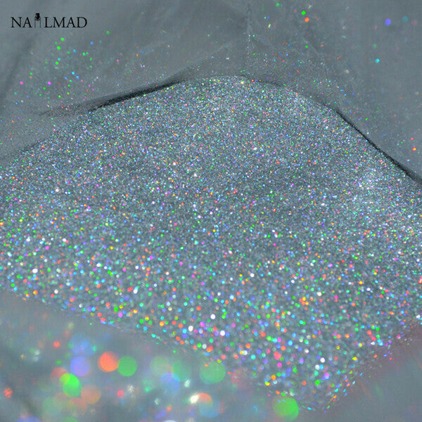 Hologhraphic silver glitter (30 g)