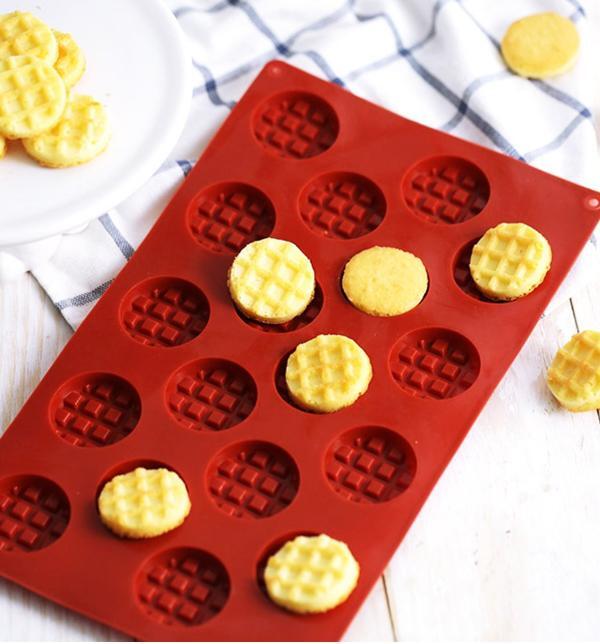 Mini Waffle Silicone Mold