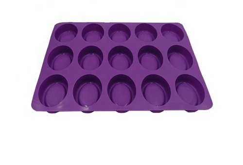 Mini oval 15 cavities silicon mold