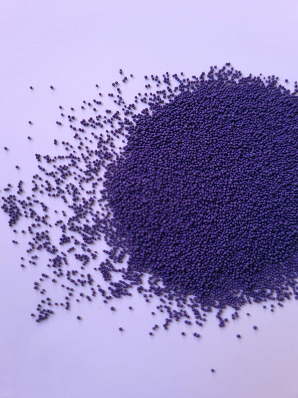 Purple Insoluble Jojoba Beads ( 20-30 mesh)