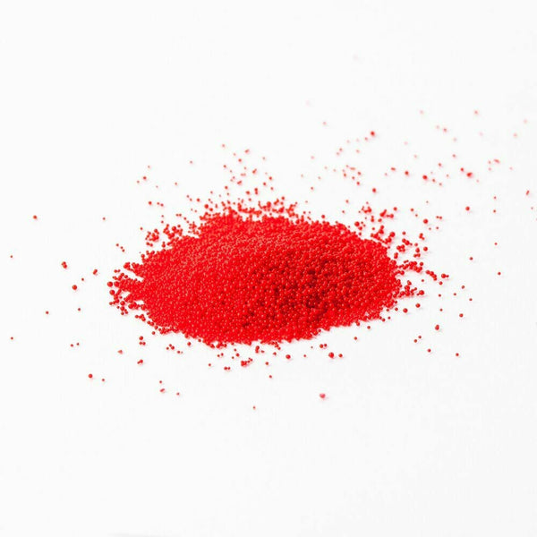 Red Insoluble Jojoba Beeds ( 20-30 mesh)