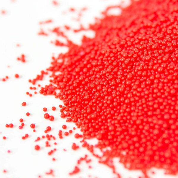 Red Insoluble Jojoba Beeds ( 20-30 mesh)