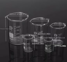 Glass Beaker Set (5pcs )