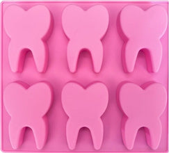 وضع سيليكون الأسنان