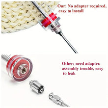 Stainless steel needle refelling syringe